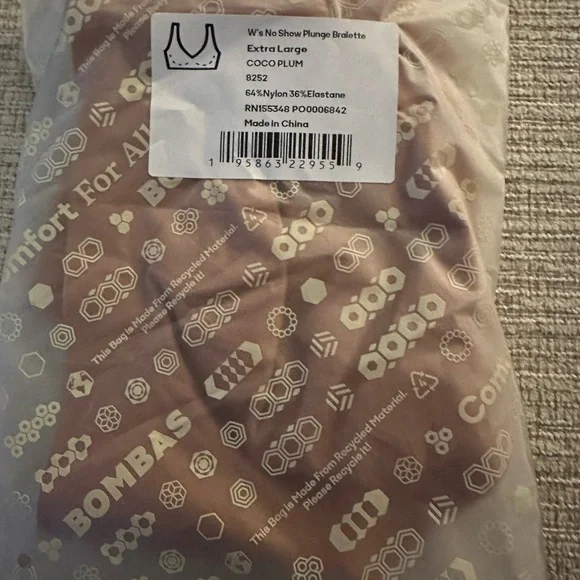 Bombas Tan Seamless Bralette with Light Support - Picture 2 of 2